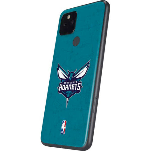 NBA Charlotte Hornets Distressed Google Pixel 4a 5G Skin